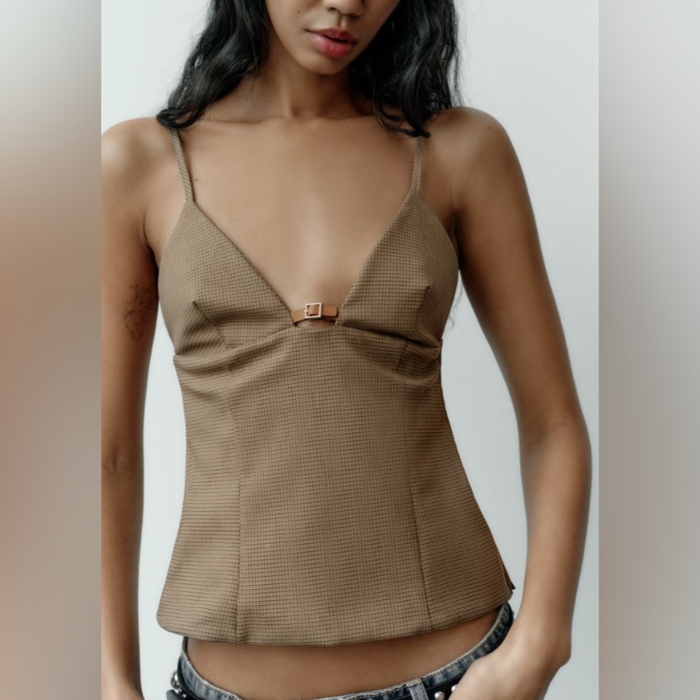 VIRAL CHECKERED TOP